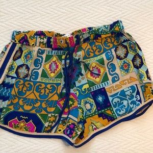 Trina Turk Silk Shorts
